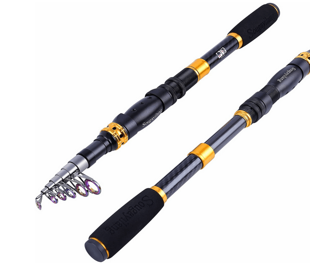 Sougayilang Telescopic Fishing Rod - 24 Ton Carbon Fiber Ultralight Fishing Pole