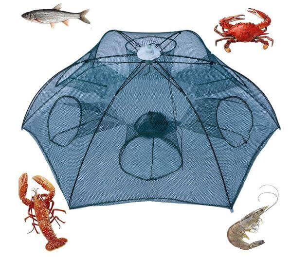 Noa Store New Fishing Bait Foldable Net Trap